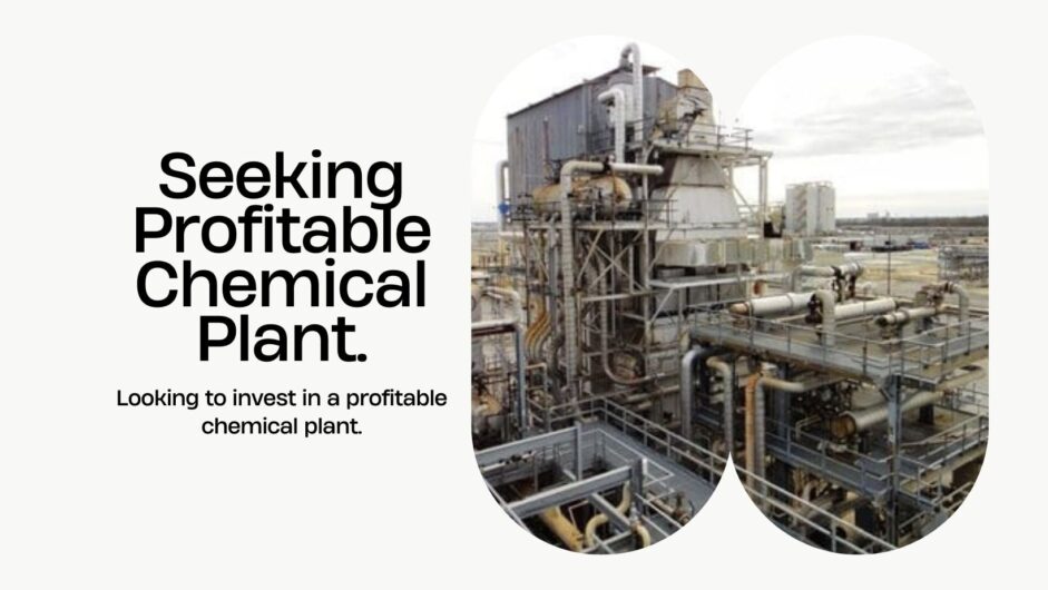 Seeking to Acquire a Profitable and Operational Chemical Plant