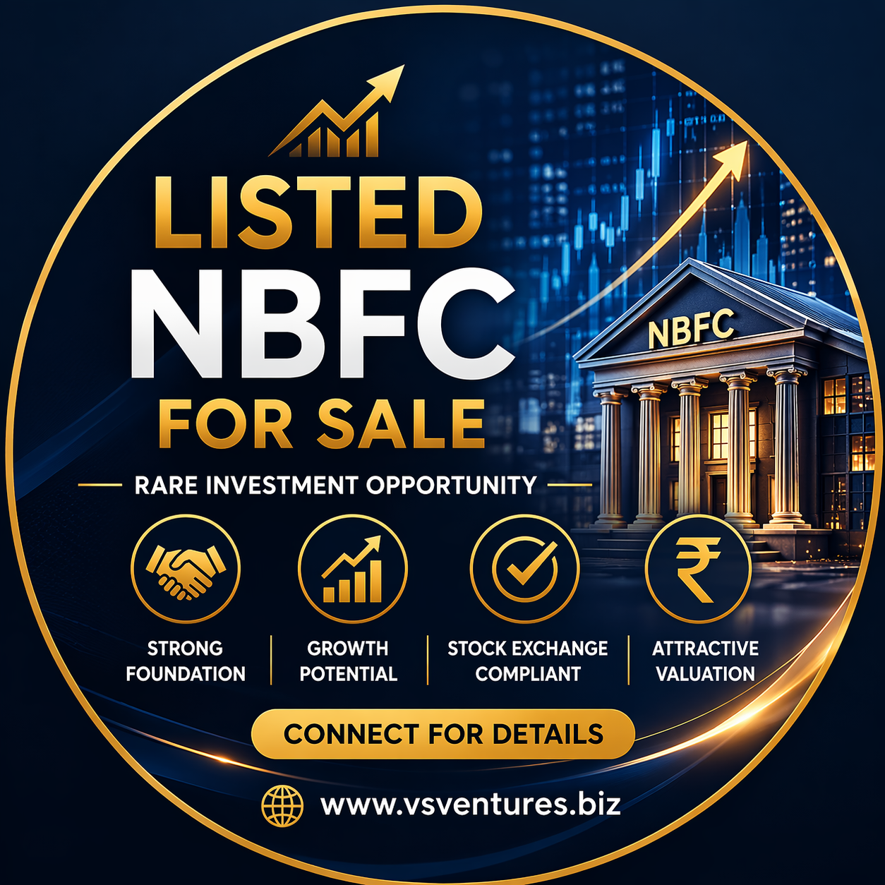 🚀 Listed NBFC Available for Sale – Mumbai