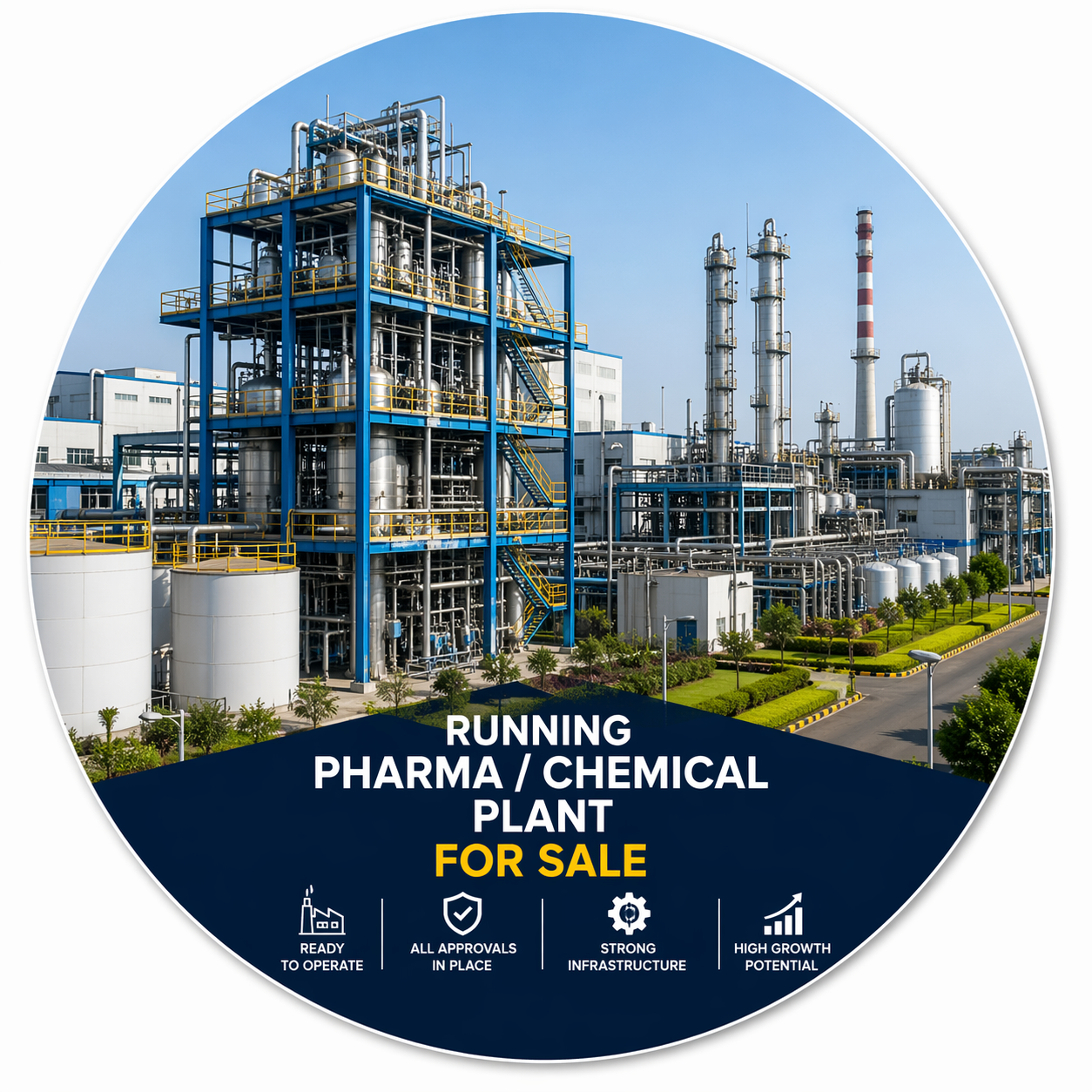 Running Pharma / Chemical Manufacturing Plant for Sale – Gujarat (High Potential Business Opportunity)